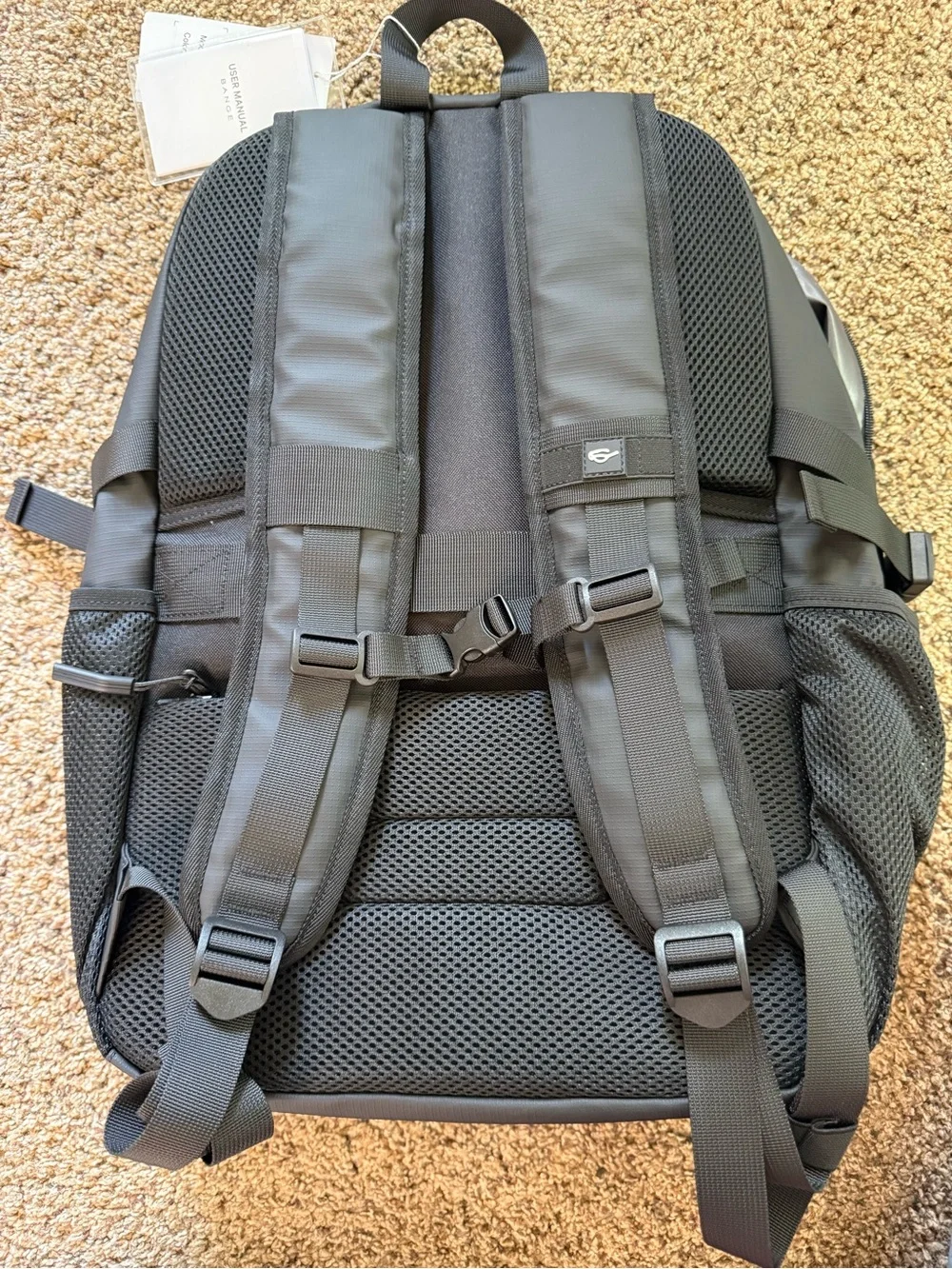 NWT Bange Comuter Backpack-Laptop Compartment-Water Resistant-Black